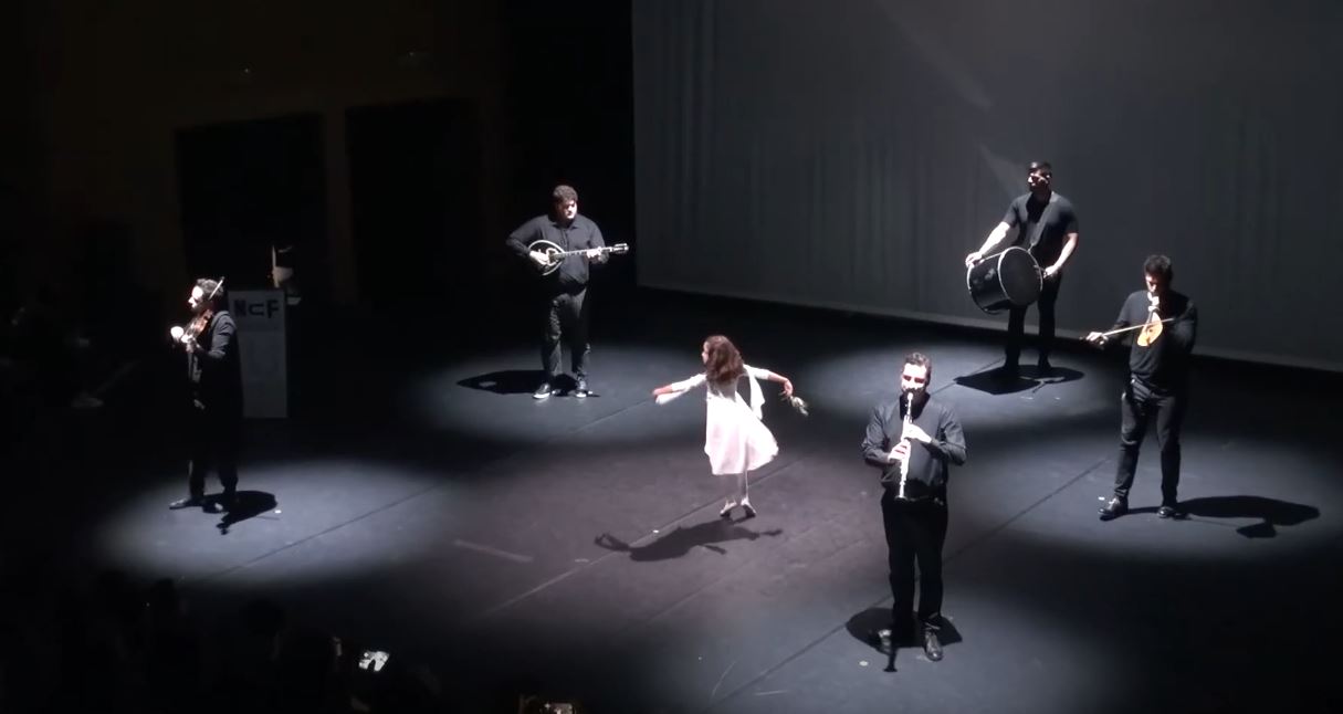 5th anniversary. Action In Greece . The first musical theme on the stage!