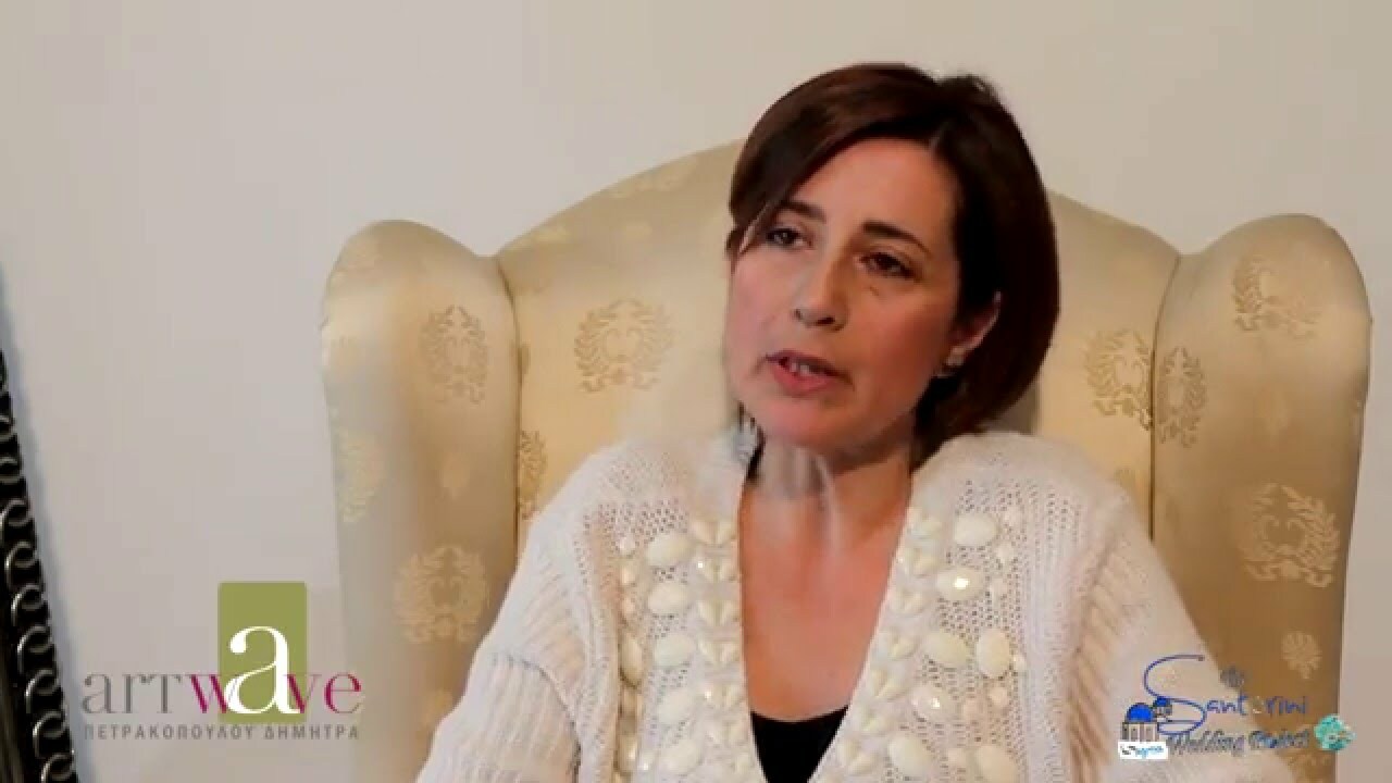 The Santorini Wedding Project : Art Wave – Πετρακοπούλου Δήμητρα by Sigma’s shooting!