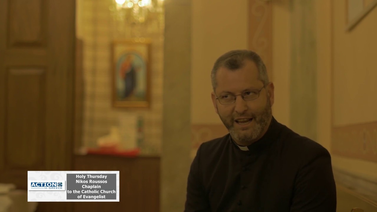 Action In Greece #The Syros Project #Holy Thursday in the Catholic Church of Evangelist!