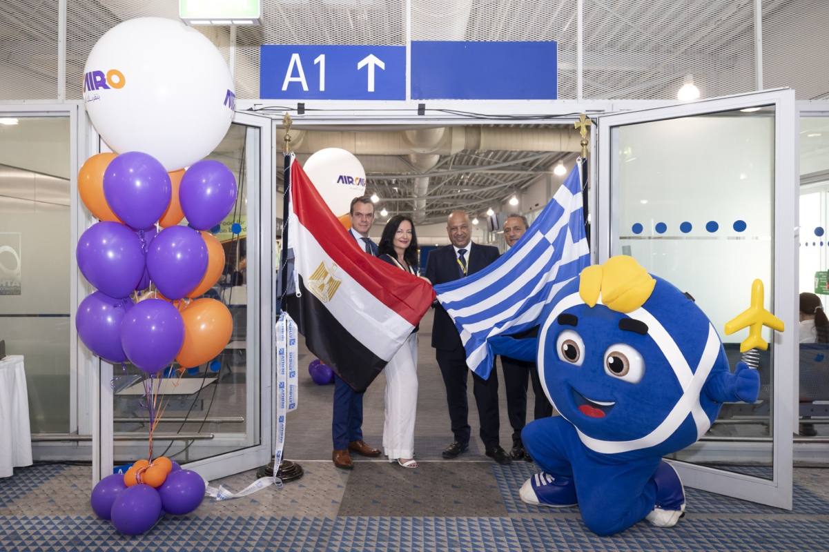  Η AIRCAIRO εγκαινιάζει απευθείας τακτικές πτήσεις προς την Αθήνα…  Επίσημη τελετή υποδοχής της αντιπροσωπείας της AIRCAIRO στον Διεθνή Αερολιμένα Αθηνών