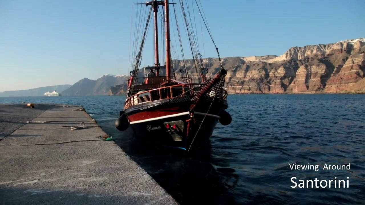 The Santorini Project: Sigma’s viewing by Caldera’s boats #Boatmen of Santorini in Action !!!